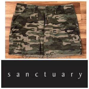 Sanctuary Safari Camo Skirt